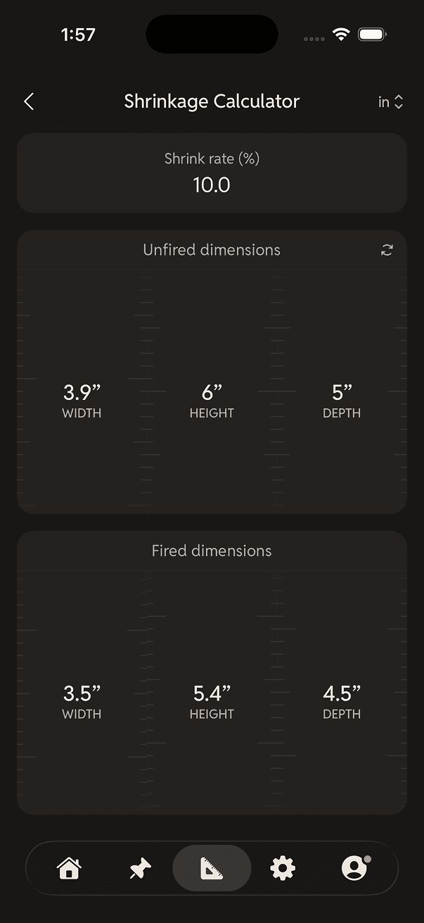 ClayMade app screen