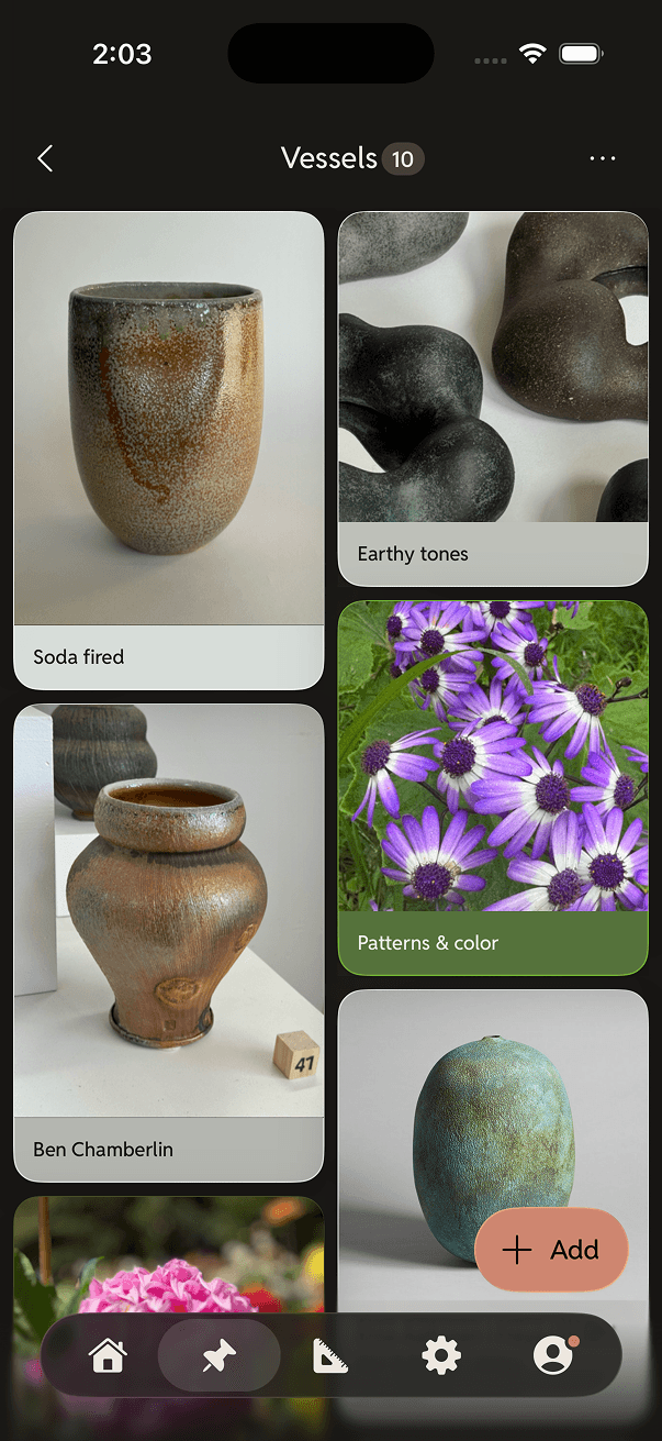 ClayMade app screen